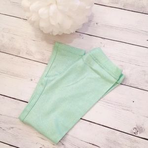 Toddler Girl Green Shimmer Leggings - Size 18-24M